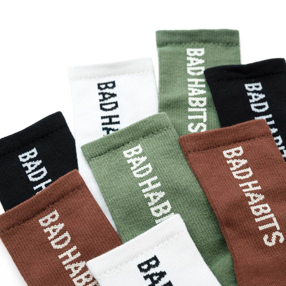 Combo Vớ Bad Habits Essential Socks Pack - Local Brand Chính Hãng
