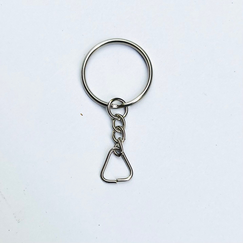 Khoen móc khóa cạnh trơn loại tốt size 2,5cm