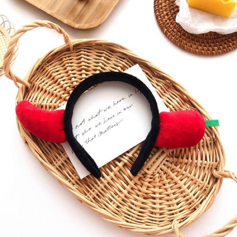 Băng Đô Cài Tóc Con Cá Cà Rốt Vui Nhộn Băng Đô Cài Tóc Rửa Mặt Makeup Dễ Thương