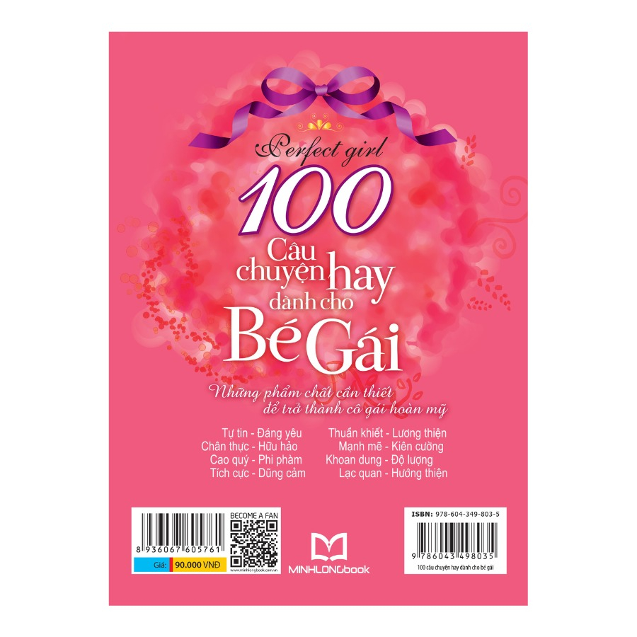 Sách - 100 câu chuyện hay dành cho bé gái (ML)