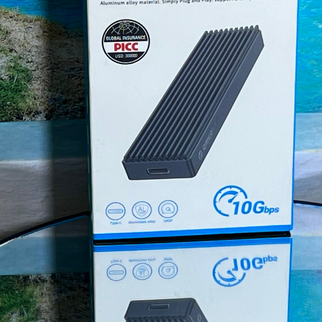 Box Orico M2PJ-C3 chính hãng di động SSD M.2 PCIe NVMe to USB 3.1 Gen2