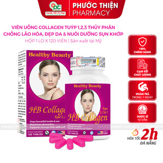 HB COLLAGEN viên của Mỹ thủy phân hấp thu tối ưu - Hỗ trợ da tóc móng, bổ khớp, da khỏe đẹp, săn chắc da