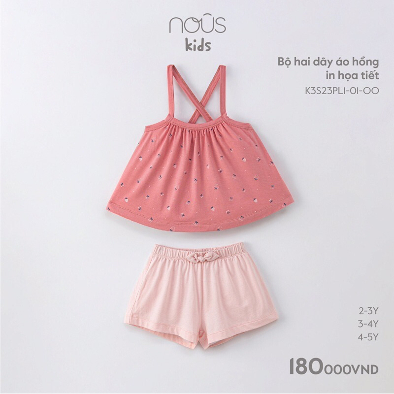 Bộ 2 dây bé gái từ 2-5y