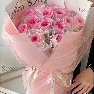Giấy báo bóng kiếng gói hoa trang trí