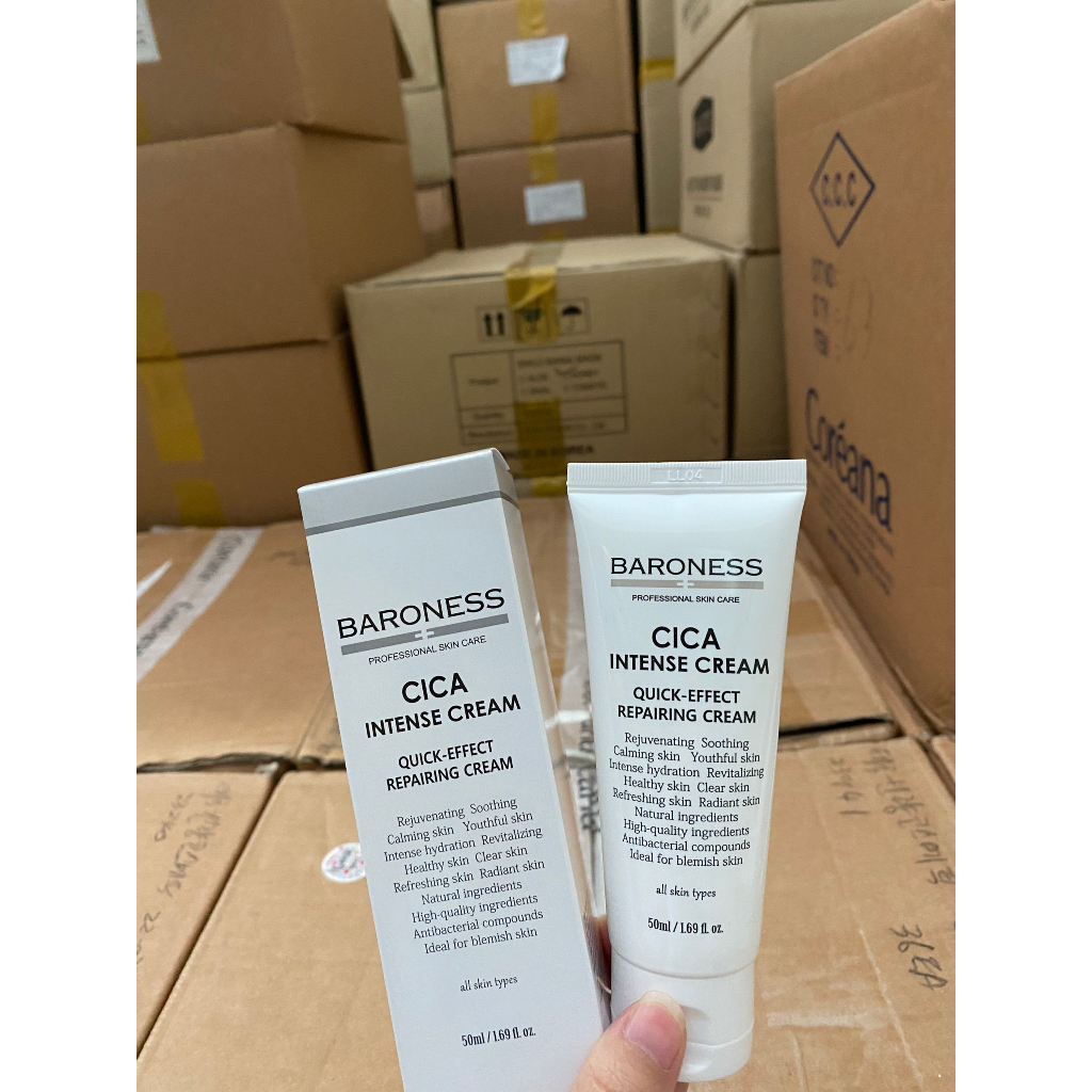 Kem dưỡng phục hồi dịu nhẹ Baroness Cica Repair Cream 50ml