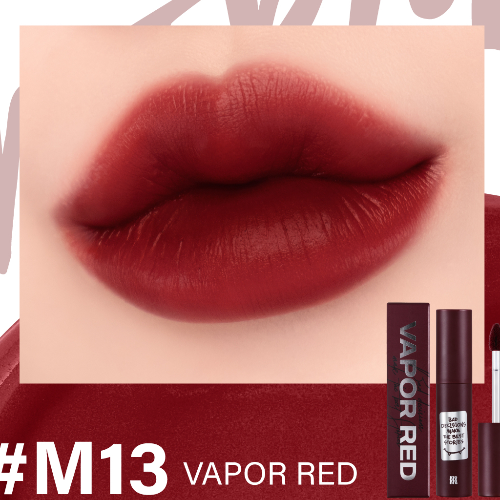 Son Kem Siêu Lì, Mịn Môi Merzy Noir In The Mellow Tint Merzy With Me vỏ đen