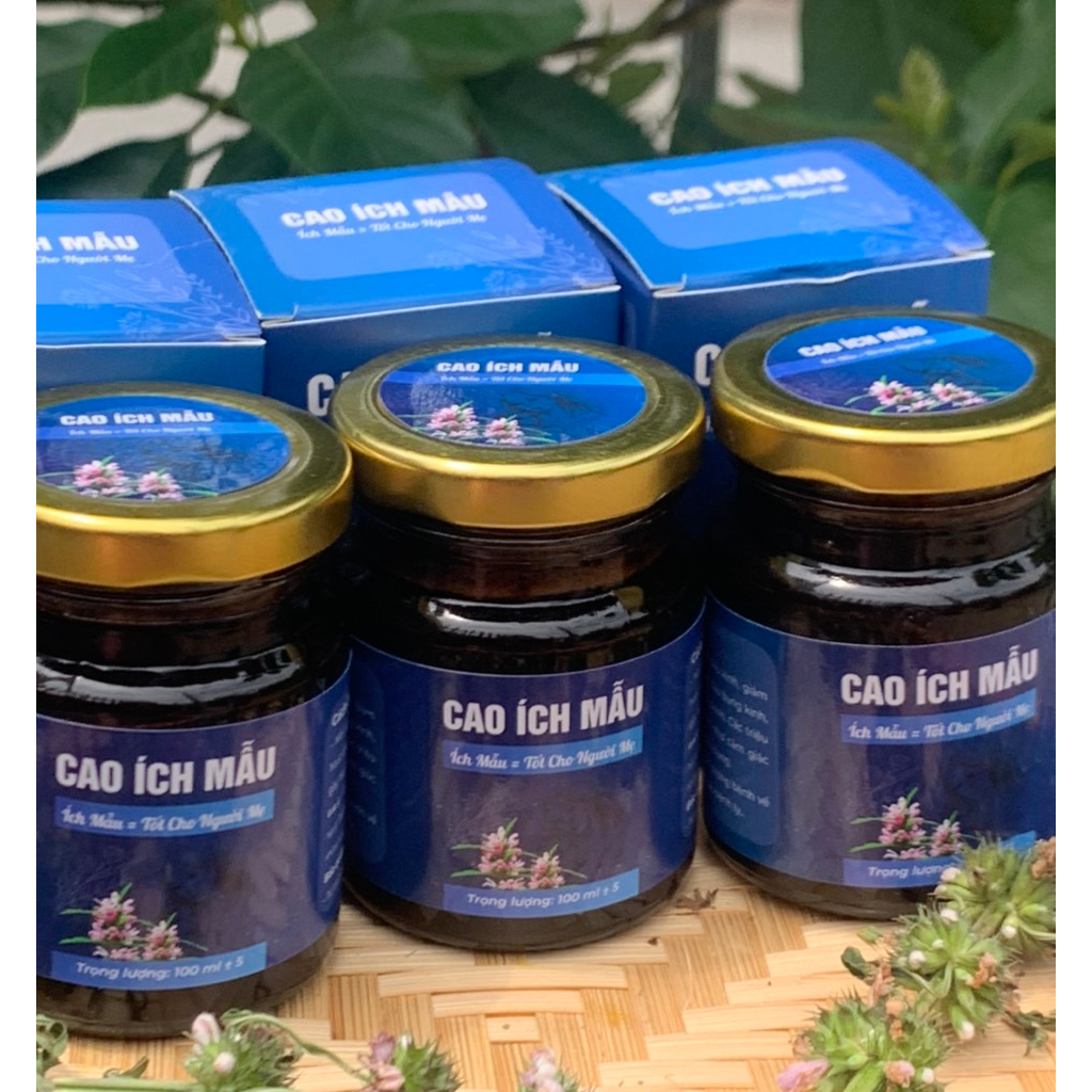 Cao ích mẫu người vùng cao nấu - điều hòa kinh nguyệt, giảm đ au bụng kinh