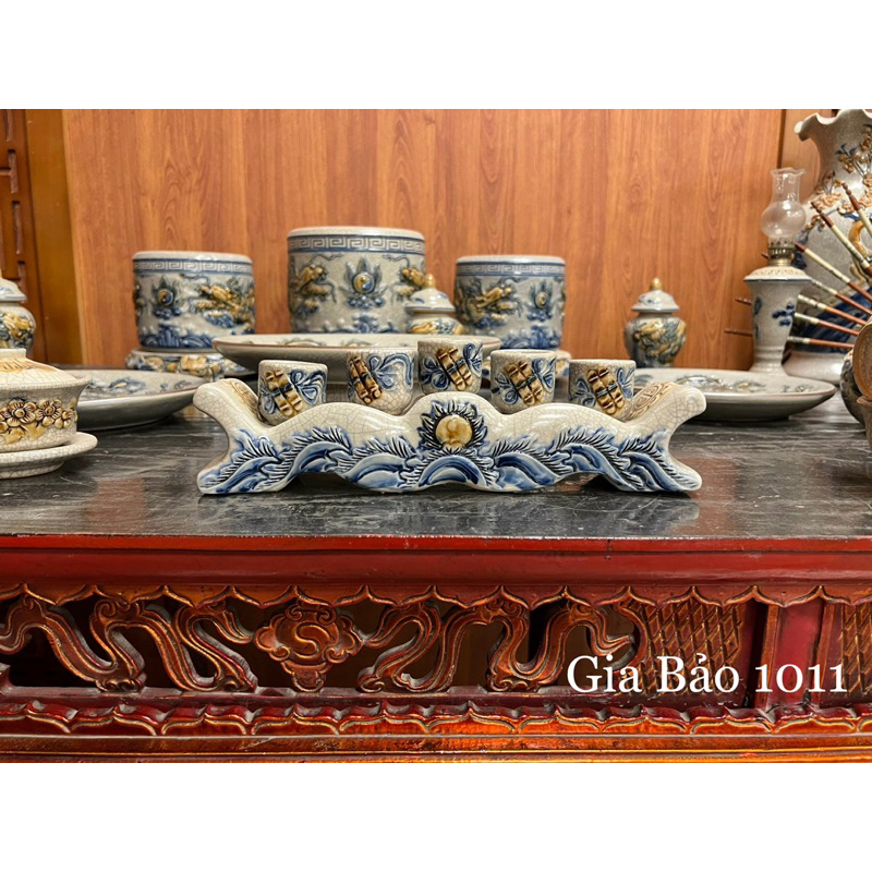Bộ kỷ men rạn hàng cao cấp