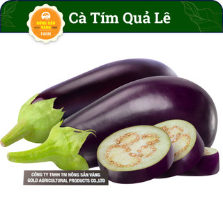 Hạt giống Cà Tím Quả Lê, Nảy Mầm Cao, Sinh Trưởng Và Phát Triển Khỏe (Gói 50 Hạt)- Nông Sản Vàng