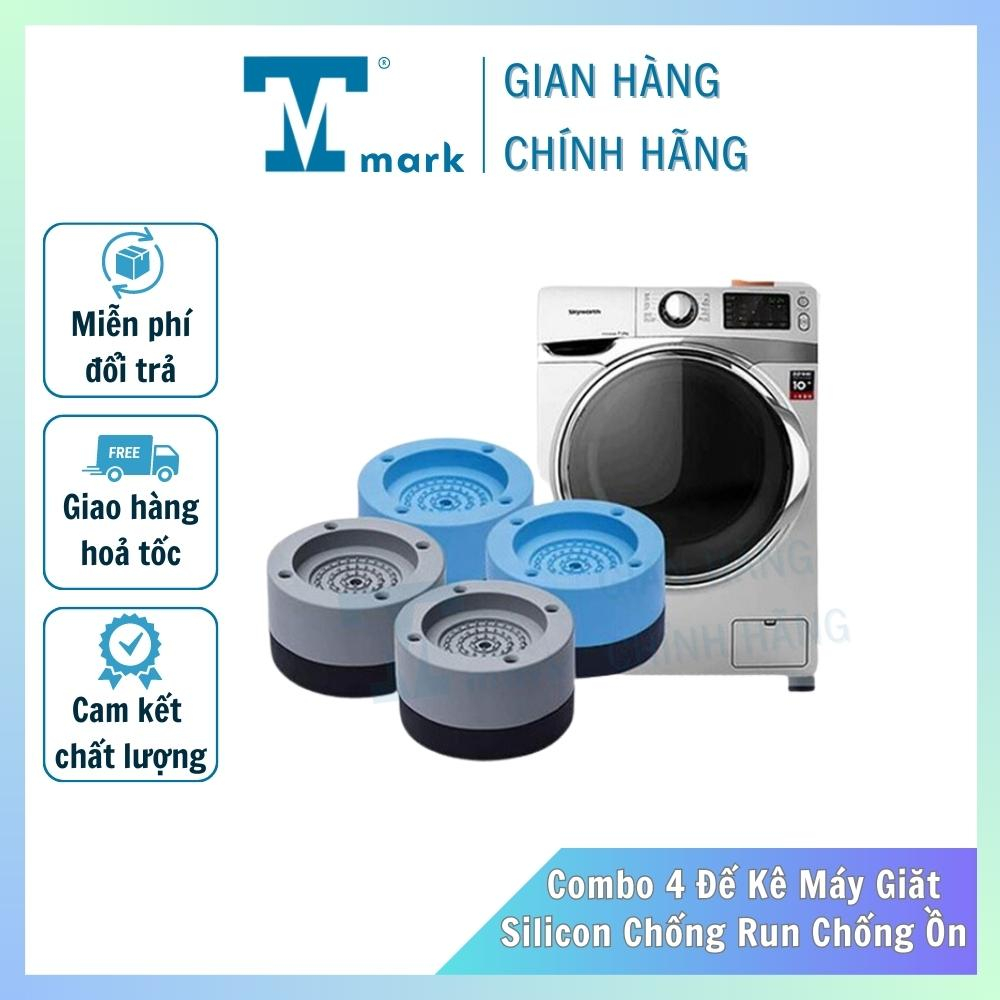 Set 4 Chân Đế Silicon Kê Tủ Lạnh Máy Giặt Chống Rung Chống Ồn Hiệu Quả Phù Hợp Mọi Loại Máy
