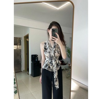 Áo sơ-mi hoạ tiết đen trắng