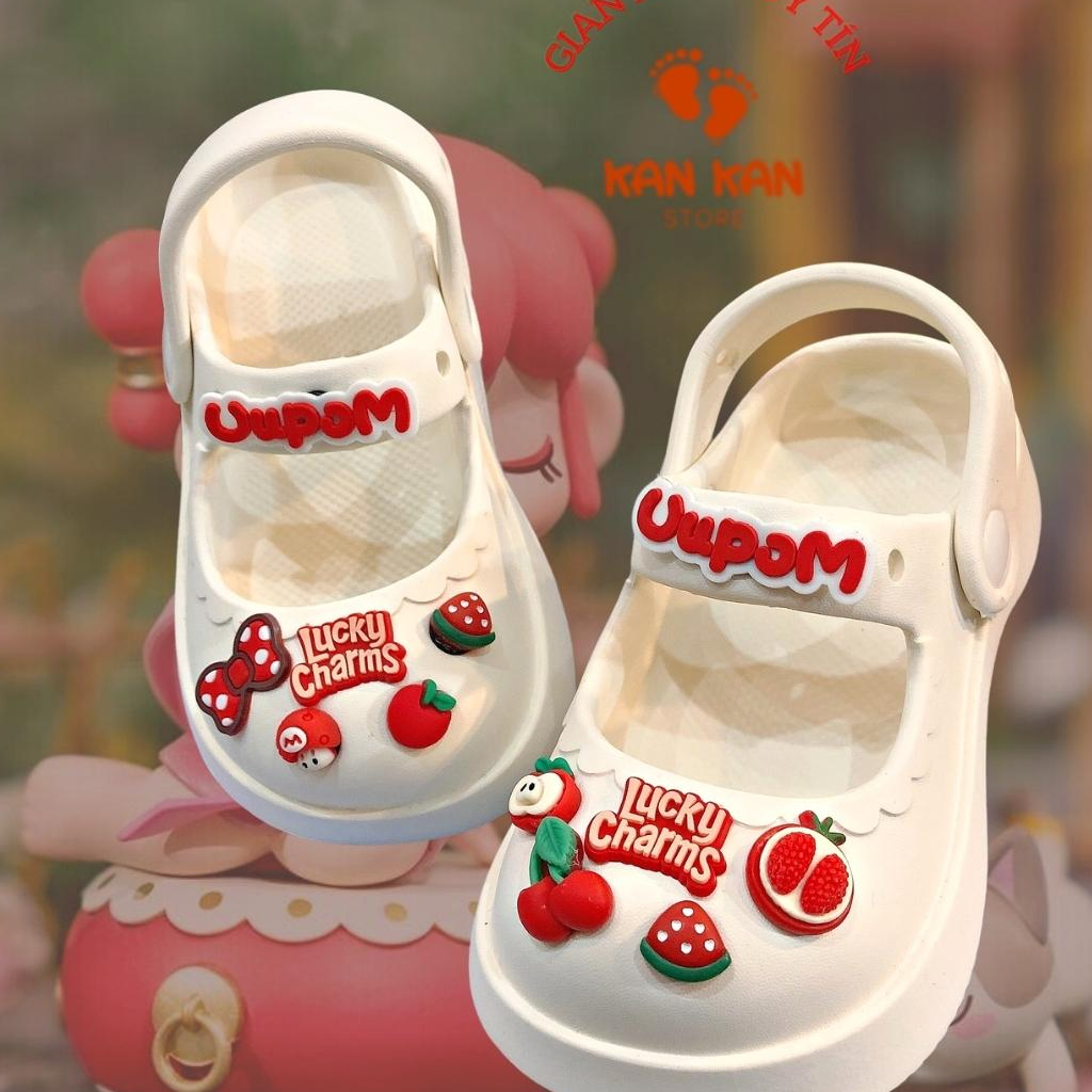 Dép Cho Bé Sục Bé Gái Bé Trai Cross Crocs BS080 Dép Sục Trẻ Em Có Quai Nhẹ Êm Chống Trơn BabyShoes