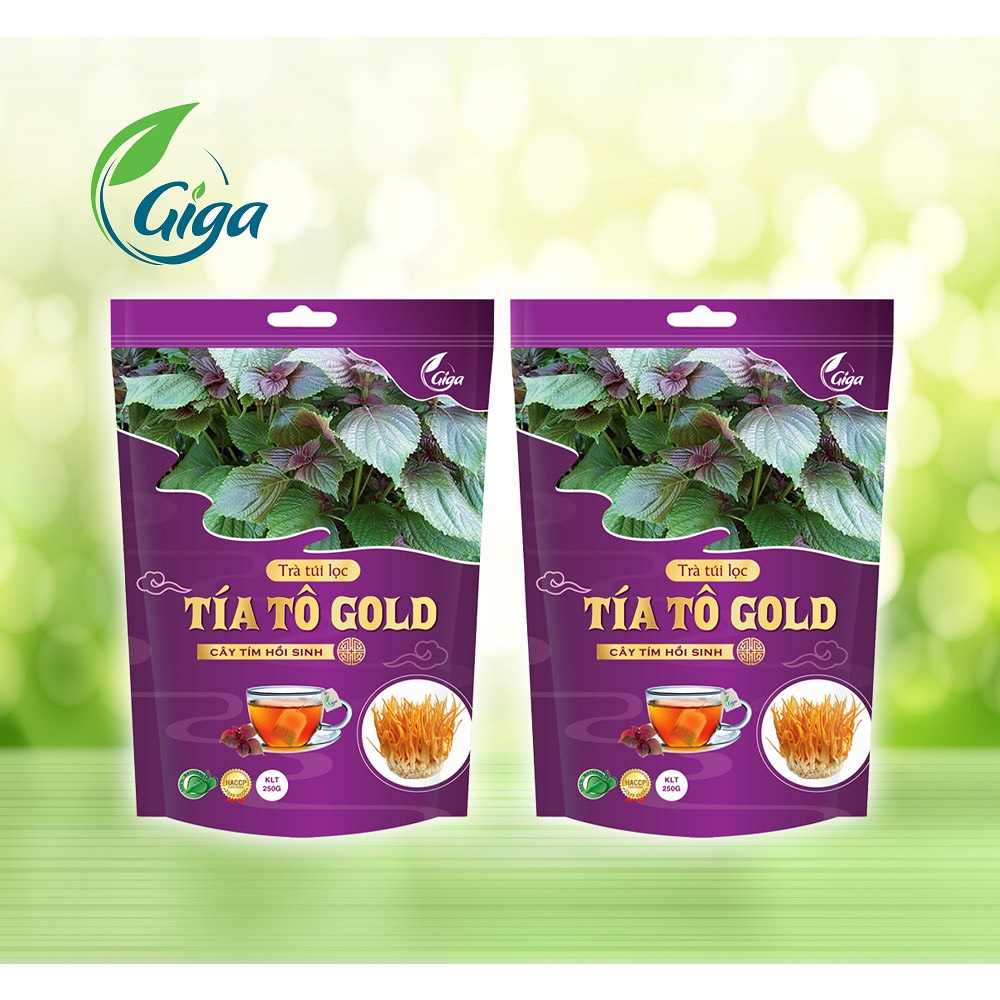 Trà Túi Lọc Tía Tô Hỗ Trợ Gút, Giảm Chứng Rối Loạn Tiêu Hóa (Túi 250g)