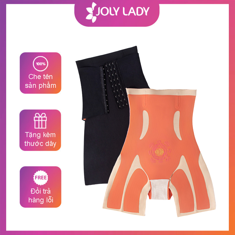 Quần gen bụng định hình nano phân cực siết eo, gen nịt bụng mặc váy nâng mông thon gọn đùi Joly Lady