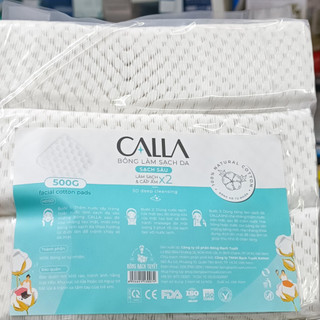 Bông tẩy trang Calla bịch 500g