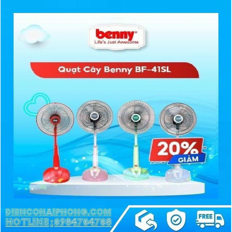 Quạt lửng Benny BF-41SL Thái Lan