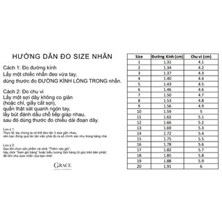 [Bạc] Nhẫn thoi Blob - Grace Jewelry