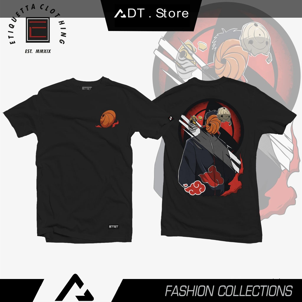 Áo thun hình Naruto - Uchiha Obito Akatsuki cực chất giá rẻ mẫu HOT bán chạy