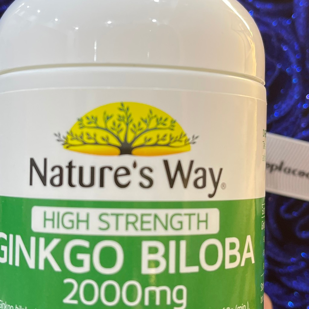 NATURE'S WAY HIGH STRENGTH GINKGO BILOBA 2000mg/120( VIÊN UỔNG HOẠT HUYẾT DƯỠNG NÃO NATURE’S WAY GIN