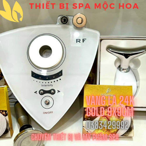 Mặt Nạ Vàng Lá 24 K Gold Làm Trắng Da Giảm Sạm Nám, Trẻ Hóa Da kích thước Lá 9x9cm Combo 25-50-100 lá