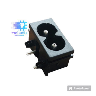 Ổ cắm nguồn ac số 8 loại hàn mạch 2.5a 250v