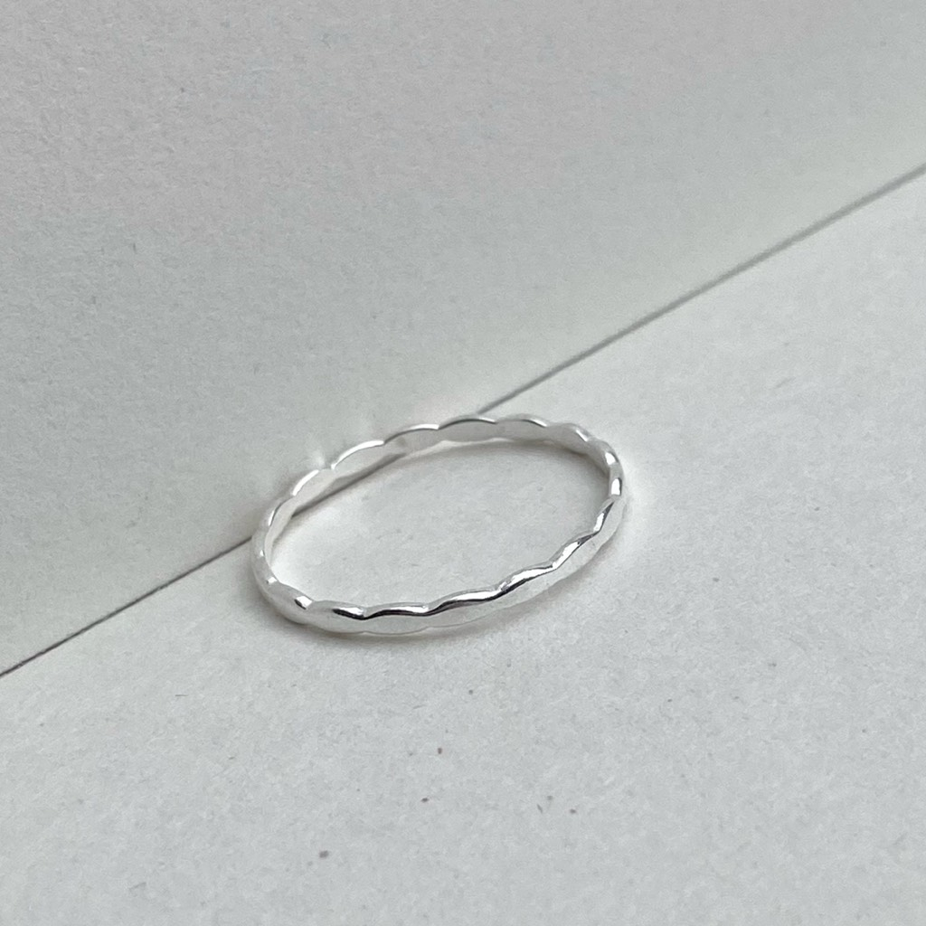 [Bạc] Nhẫn thoi Blob - Grace Jewelry