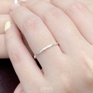 [Bạc] Nhẫn thoi Blob - Grace Jewelry