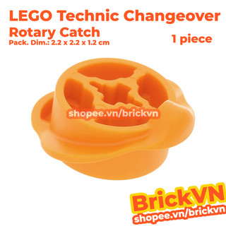 Lego orange technic changeover rotary catch - lego orange gear shifter with cross hole id 6227330 35188