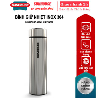 Bình giữ nhiệt inox 304 450ML SUNHOUSE KS-TU450I
