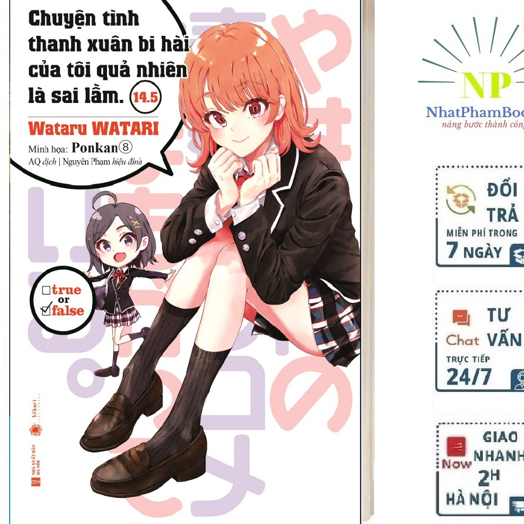 Sách - Chuyện tình thanh xuân bi hài 14.5 Tặng Kèm Bookmark