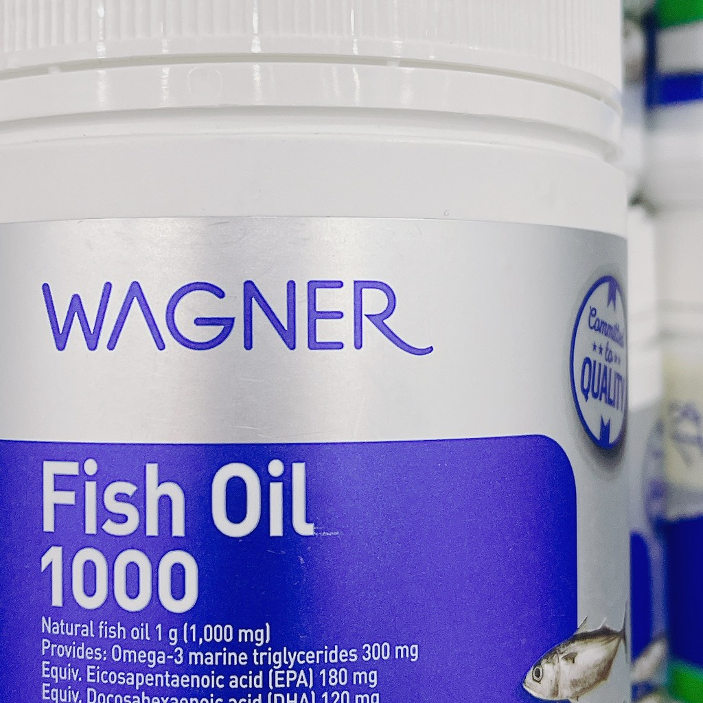 WAGNER  fish OIL 1000mg/400v(Viên dầu cá Wagner 1000mg/400v)