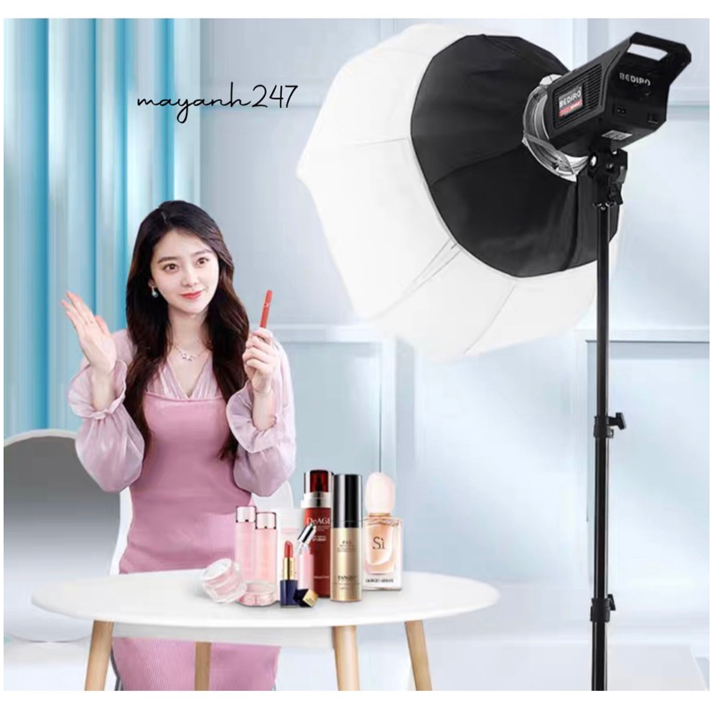 Bediro 400w( 1 bộ đèn led) Kèm Remote - Bộ Đèn Ngàm Bowen Studio Giá Rẻ Cho Phòng Chụp Sản Phẩm, Quay Phim, Livestream