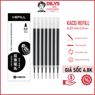 Ruột bút gel kaco pure 0.5 mm chính hãng nhiều màu