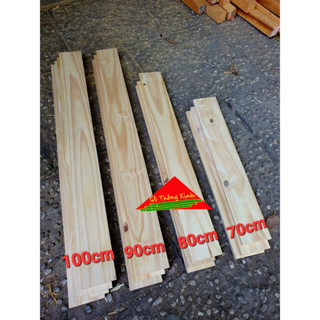 Tấm gỗ thông dài 120cm,100cm,90cm,80cm,70cm x rộng 10cm x dày 1.3cm đã bào láng 4 mặt dùng decord,đóng đồ,làm kệ