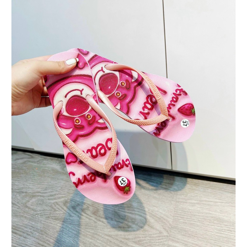 Dép kẹp nữ in 3d hoạt hình siêu dễ thương