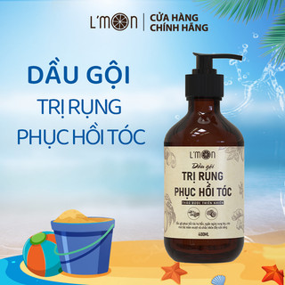 Dầu gội L'mon 400ml phục hồi tóc hư tổn chăm sóc tóc dưỡng ẩm từ thiên nhiên