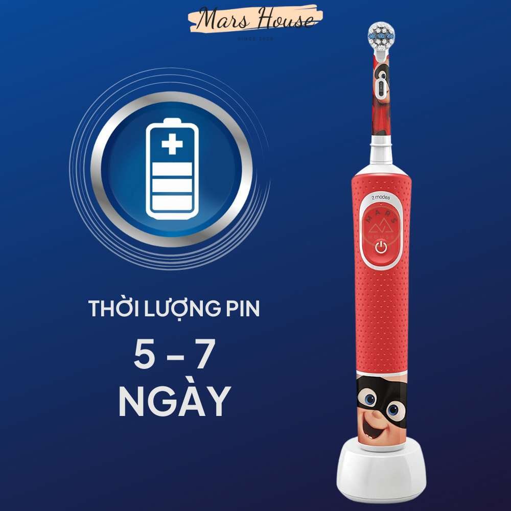 Bàn Chải Đánh Răng Điện Oral-B Cho Trẻ Em