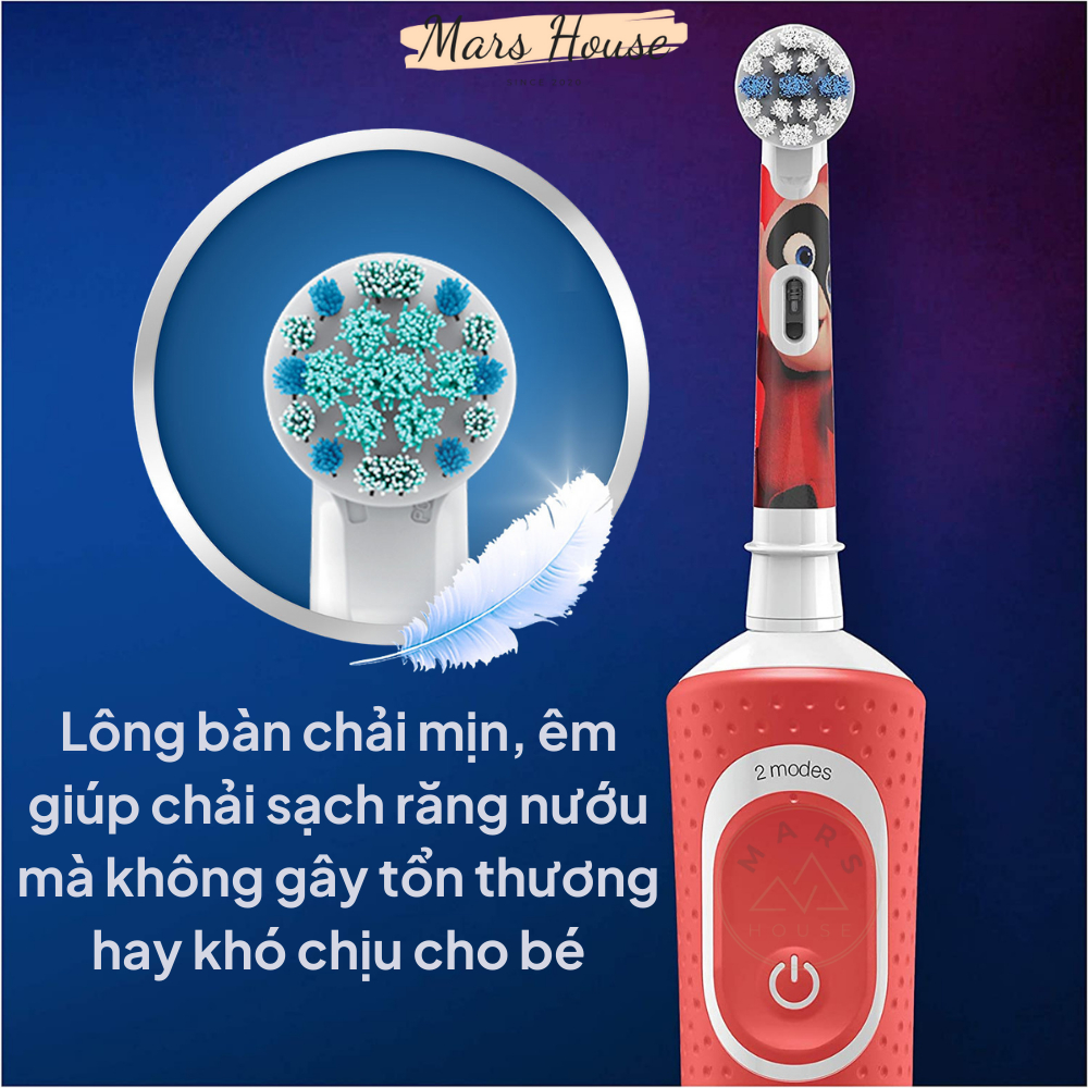 Bàn Chải Đánh Răng Điện Oral-B Cho Trẻ Em