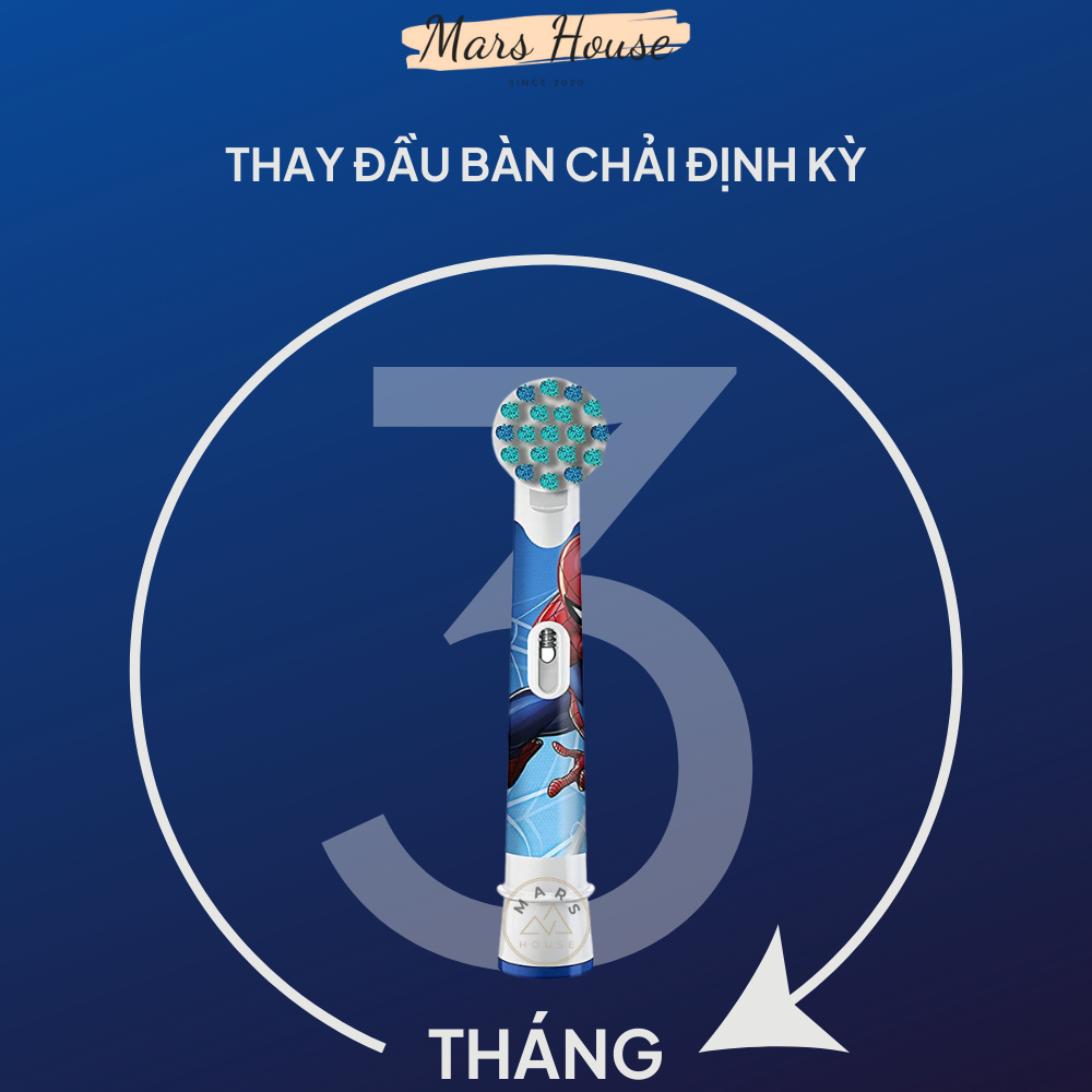 Bàn Chải Đánh Răng Điện Oral-B Cho Trẻ Em