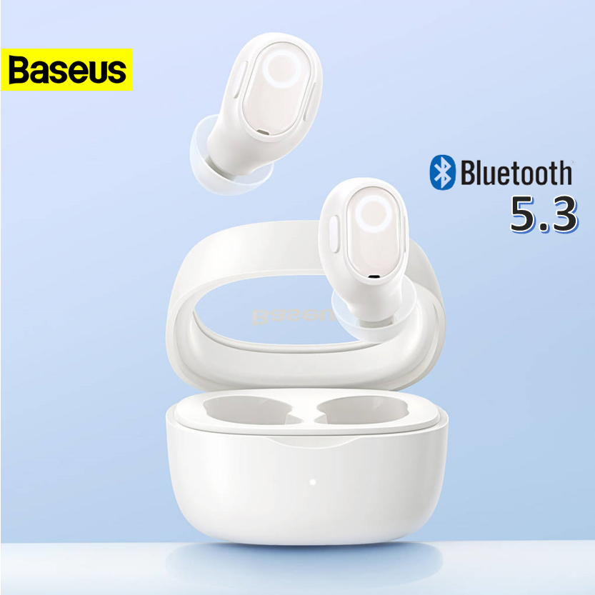 Tai Nghe Bluetooth nhét tai Baseus WM02 TWS 5.3 kết nối Không Dây Chống Ồn Êm Tai cho samsung ip xiaomi