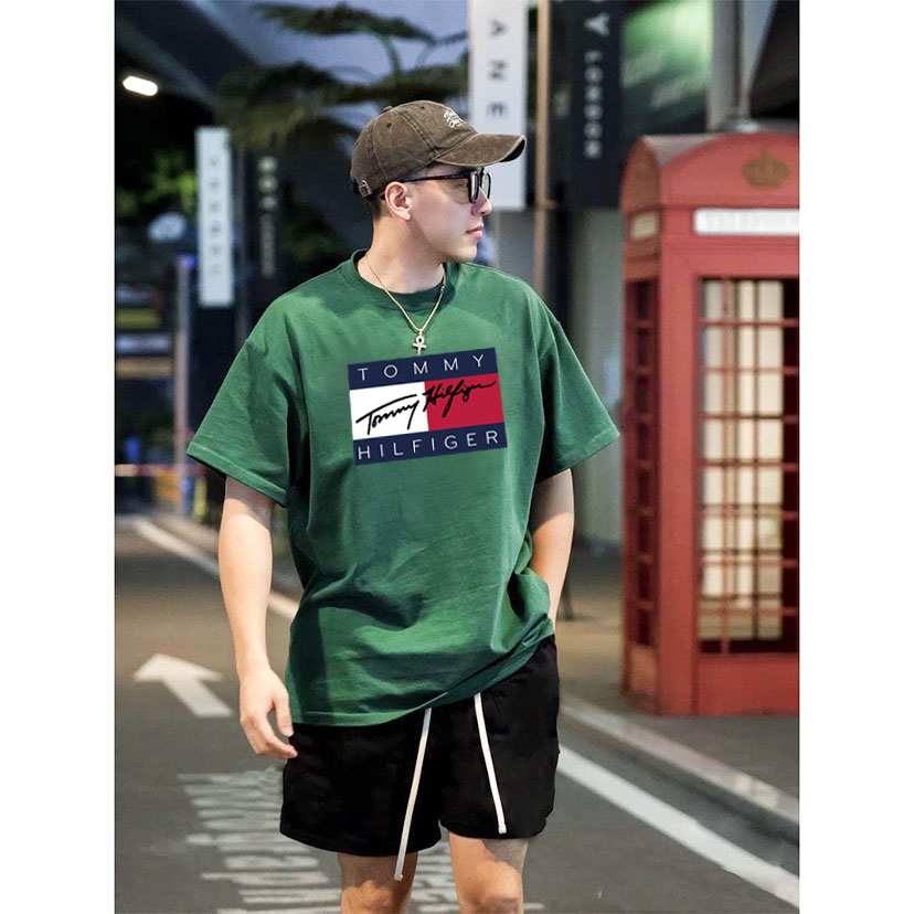 Áo Phông TOMMY Nam Nữ Unisex Chất Vải Cotton 100%