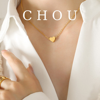 Dây chuyền, lắc tay titan mặt trái tim basic | chou accessories |