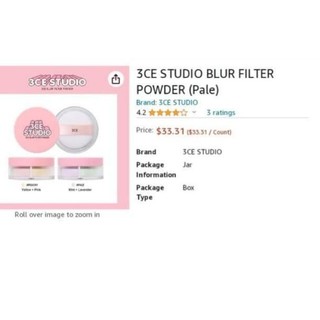 (Chuẩn Hãng) Phấn Phủ 3Ce Blur Filter