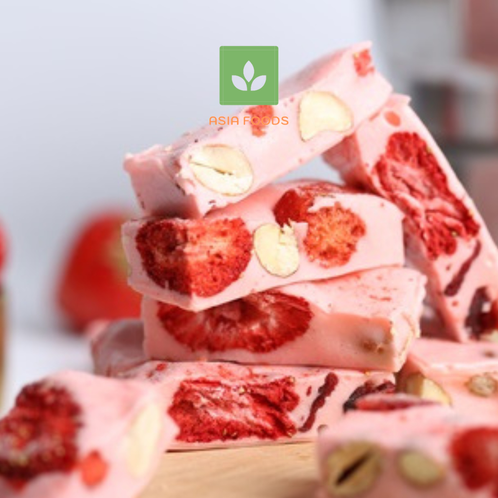Kẹo Nougat ăn kiêng/ giảm cân, kẹo hạt dinh dưỡng. hộp 300g.