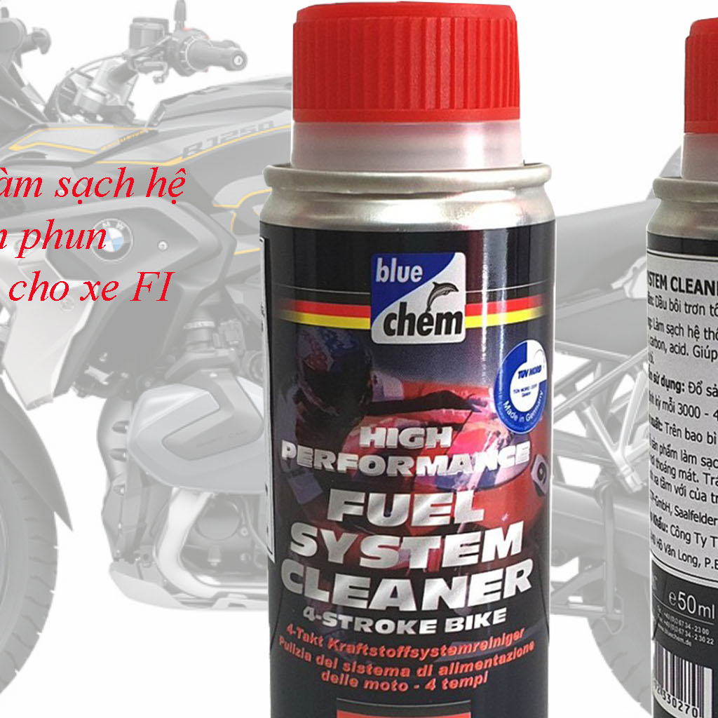 Dung dịch vệ sinh kim phun, buồng đốt Bluechem Fuel System Cleaner 50ml