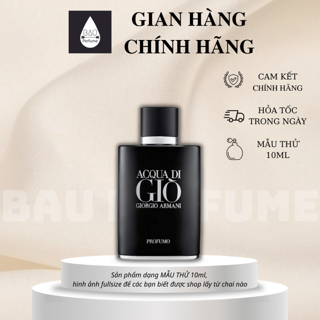 Nước hoa chính hãng Gio Profumo ( Giò Đen)