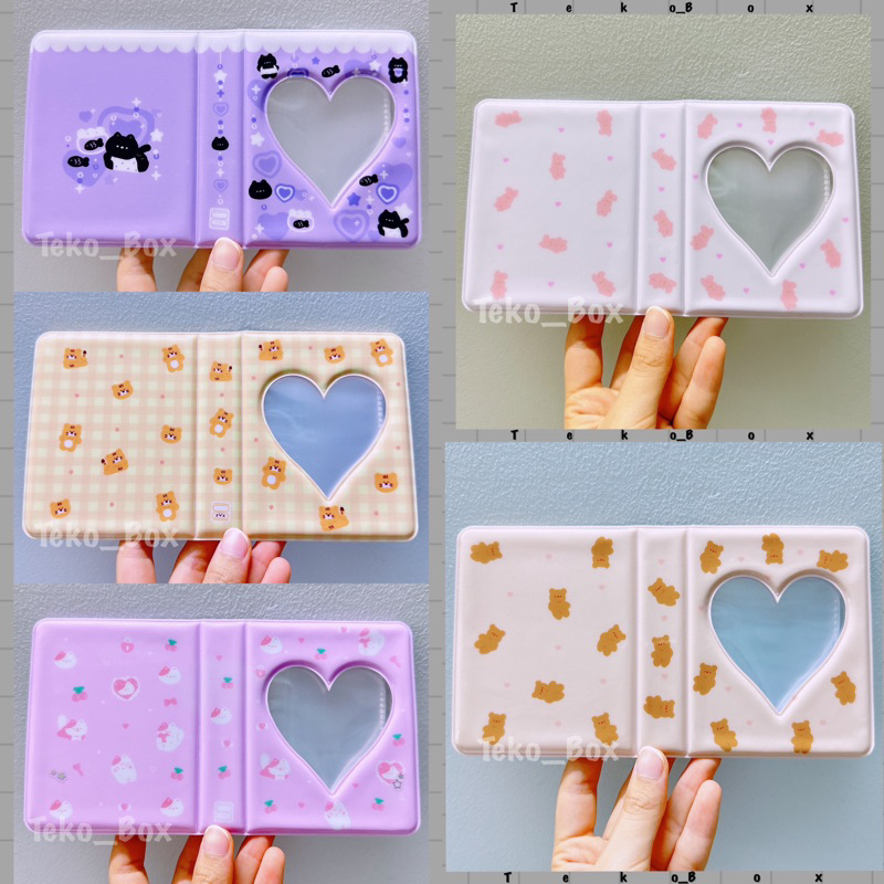 Collect book 1 ô hàn quốc trái tim album ảnh 40 ngăn (có sẵn)