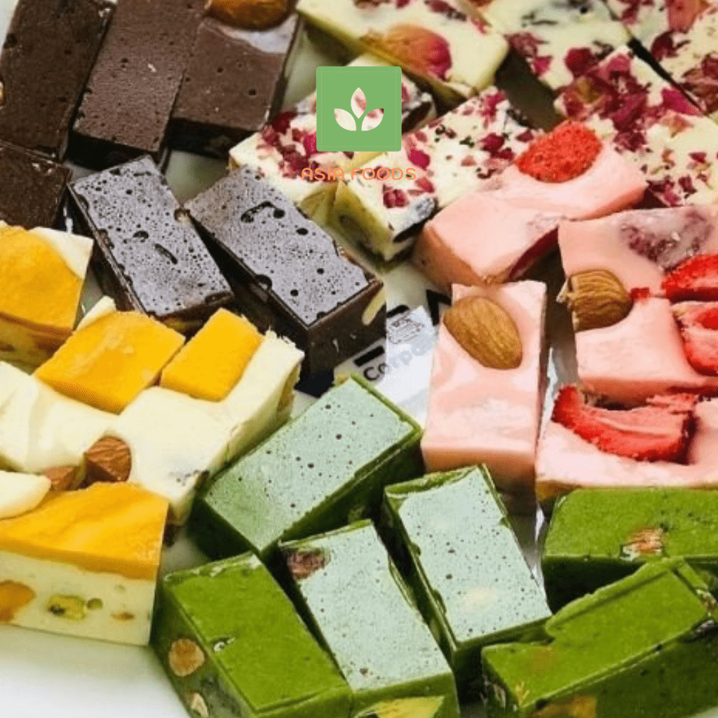 Kẹo Nougat ăn kiêng/ giảm cân, kẹo hạt dinh dưỡng. hộp 300g.