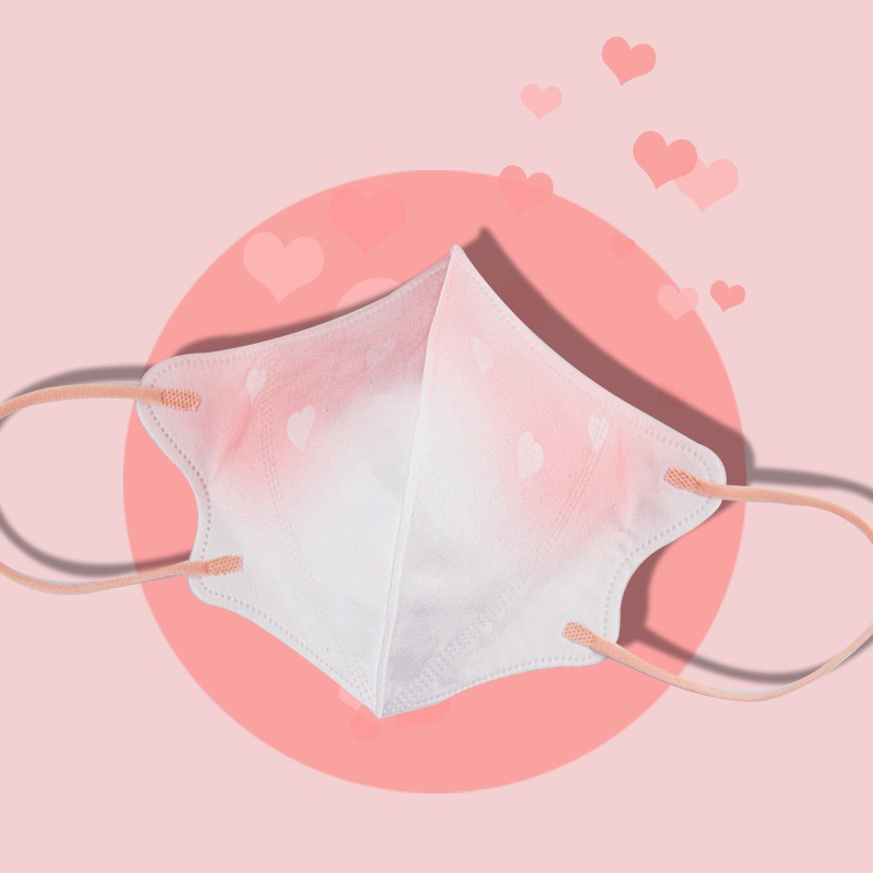 Khẩu trang Pastel Omber 3 lớp gam màu siêu dễ thương cho ai thích màu hồng