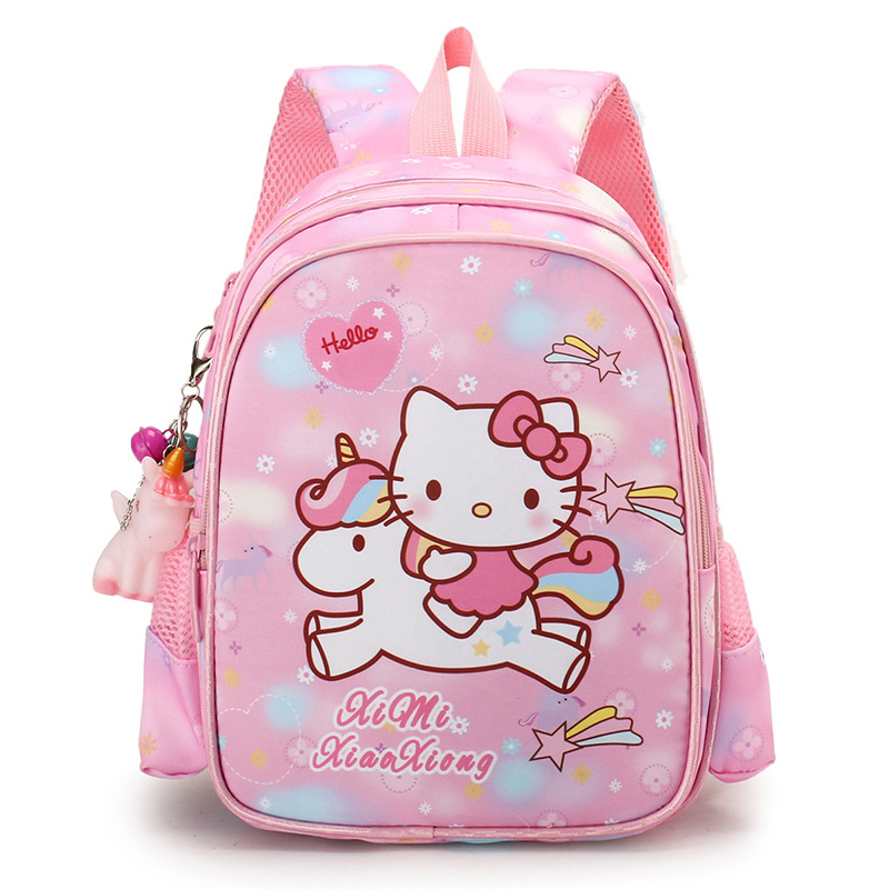 Balo trẻ em mẫu giáo mèo Hello Kitty cho bé gái 2-3 tuổi